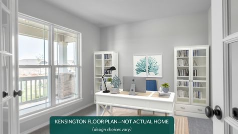 Kensington. Example photo of study in new home in Norman, OK