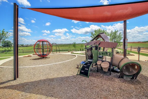  Playground and splash pad at Greenleaf Trails in Norman, OK