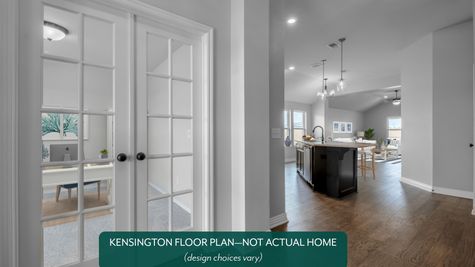 Kensington. Example photo of study in new home in Norman, OK
