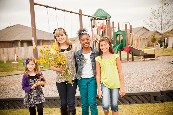  Children in Trail Woods, a community of Norman OK new homes from Ideal Homes