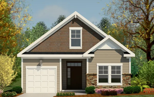 1570 Plan by Ivey Homes - Elevation B