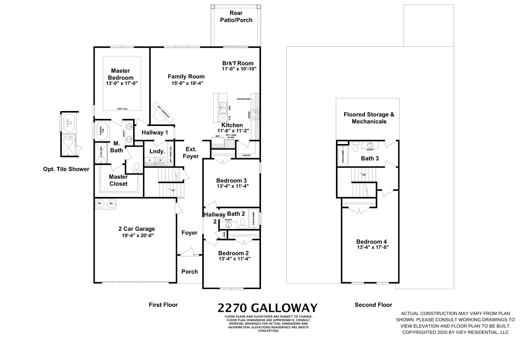 Galloway Ivey Residential B&W Fpls