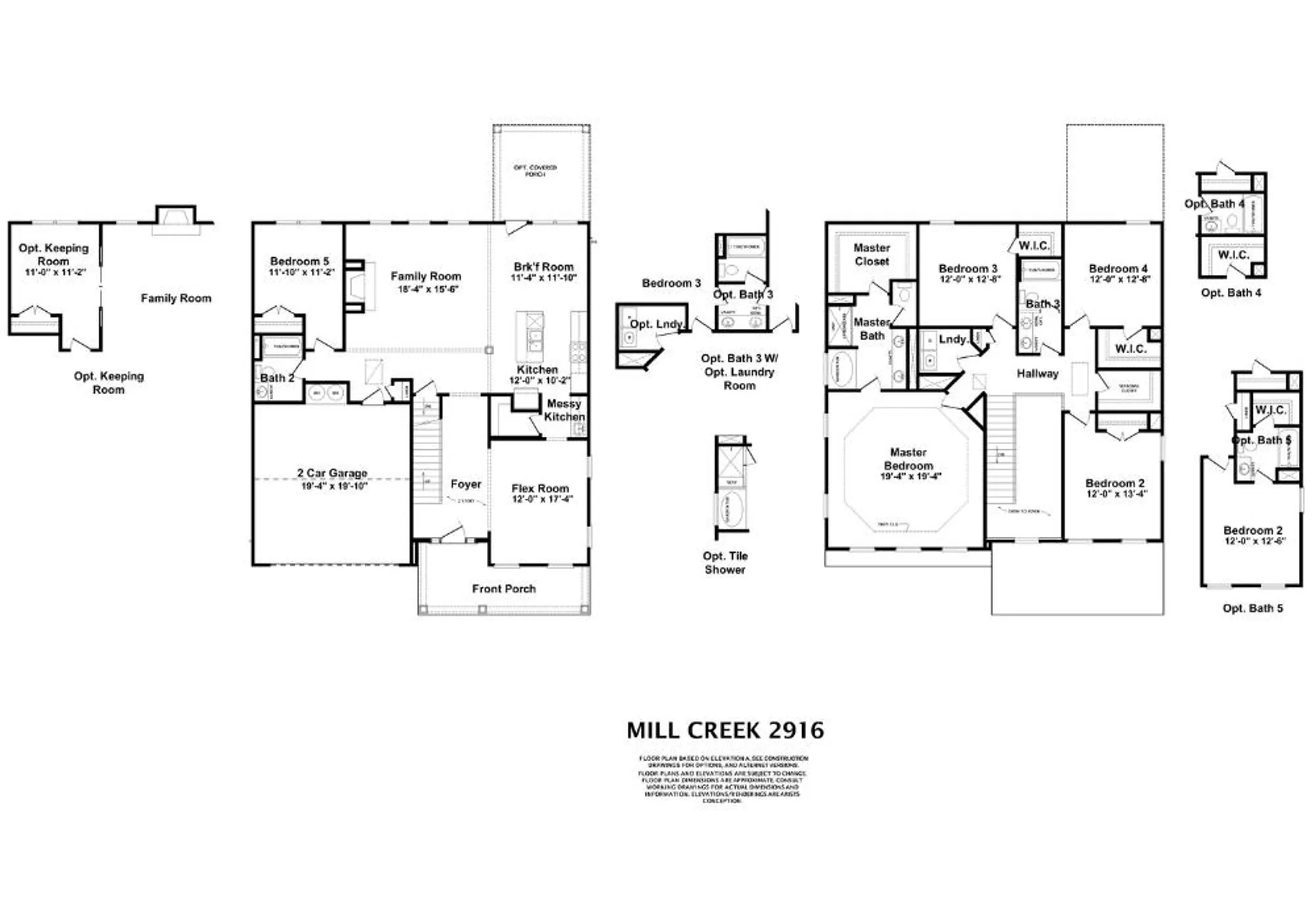 Mill Creek B&W Floor Plan