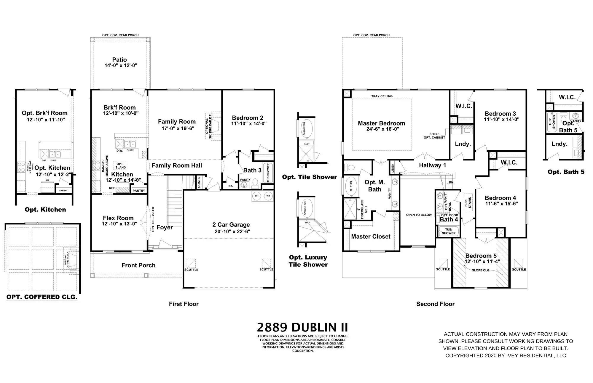 Dublin II Ivey Residential B&W Fpls
