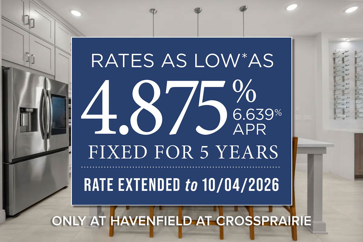 Havenfield at Crossprairie | St Cloud New Home Community | Jones