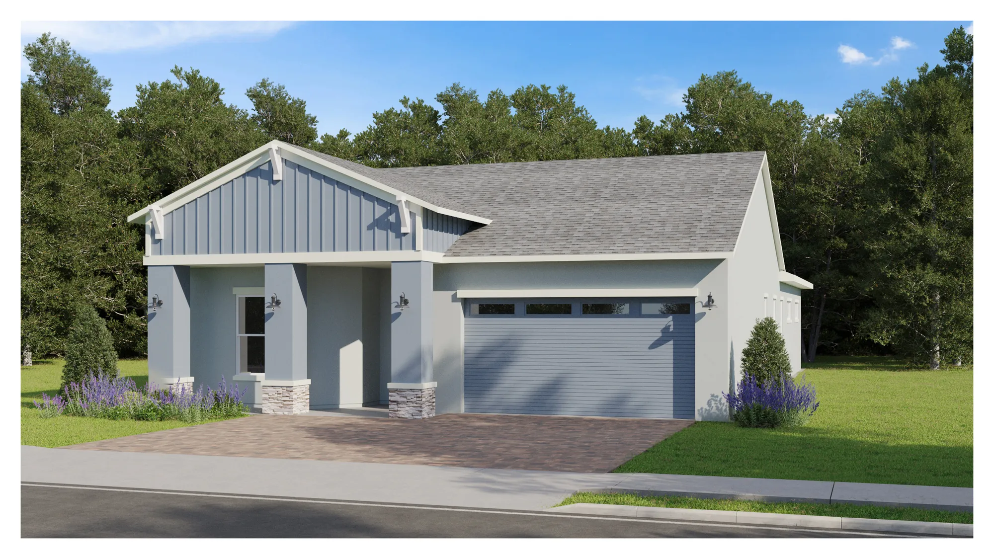 Holly B Floor Plan at Ridgehaven in Ormond Beach Florida New Single Family Homes by Jones Homes USA