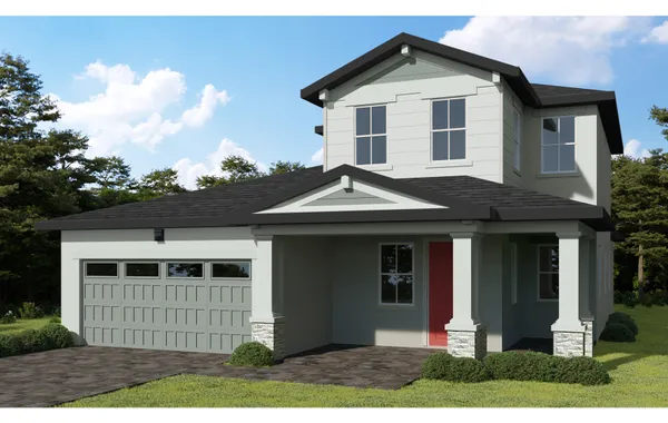 Palmetto B Floor Plan at Havenfield at Crossprairie in St Cloud Florida New Single Family Homes by Jones Homes USA