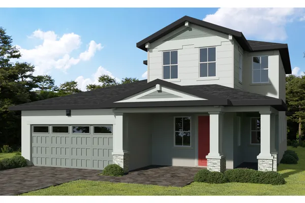 Palmetto B Floor Plan at Havenfield at Crossprairie in St Cloud Florida New Single Family Homes by Jones Homes USA