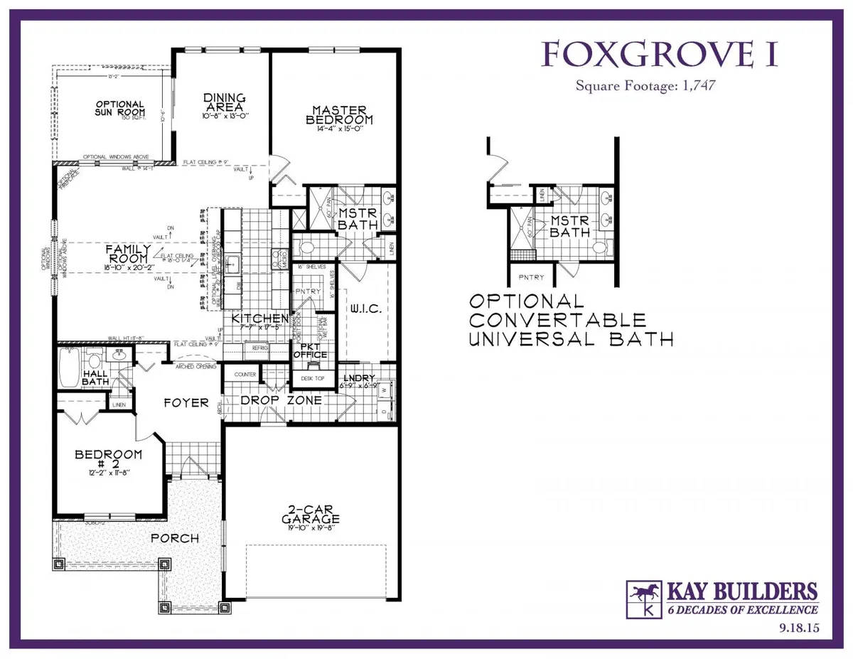 Foxgrove I Floor Plans