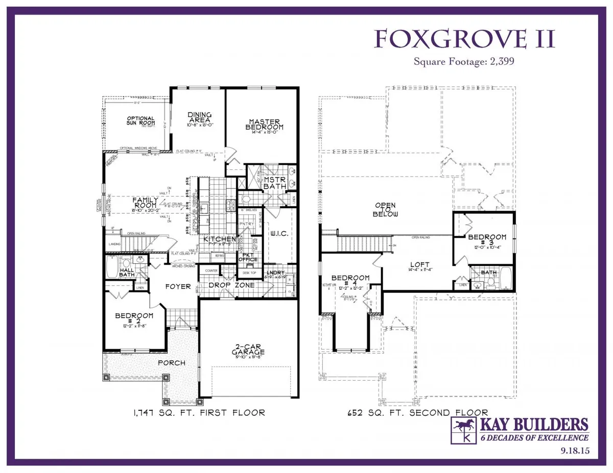 Foxgrove II w/ room titles