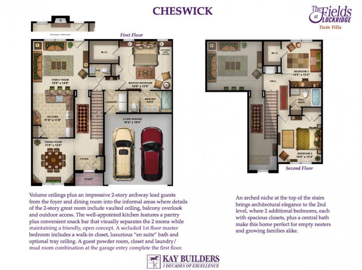 Cheswick Single Floorplan Rendering