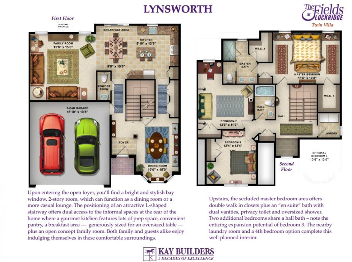 Lynsworth Single Floorplan Rendering