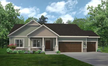 Driveway & Landscaping not included. Not actual home, but similar plan.