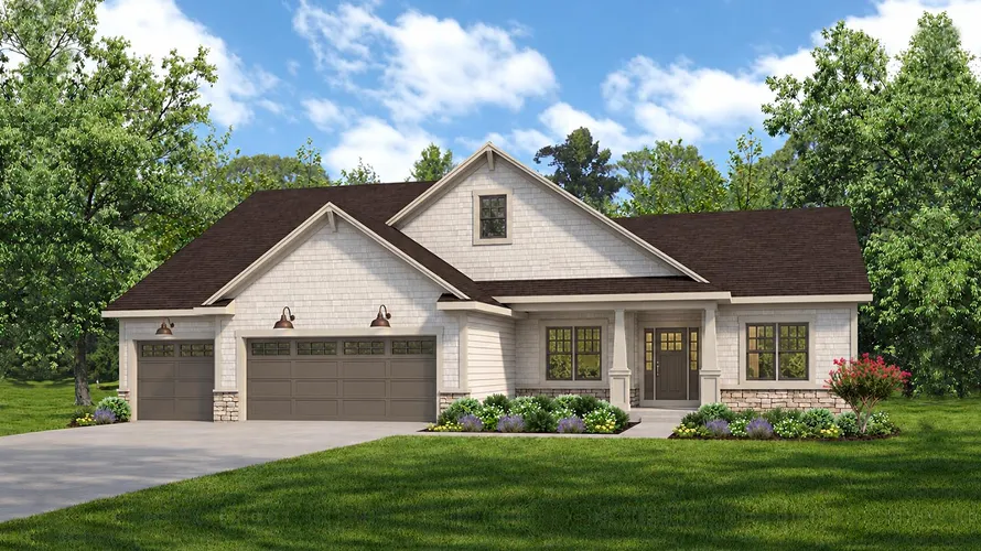 Driveway & Landscaping not included. Not actual home, but similar plan.