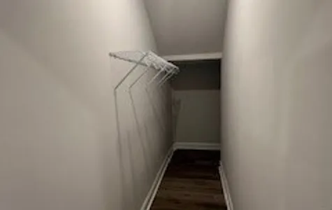 Closet under stairs
