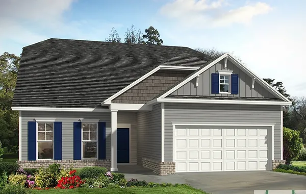 Rendering only. Plan orientation, options, upgrades, details and dimension may differ in actual home.