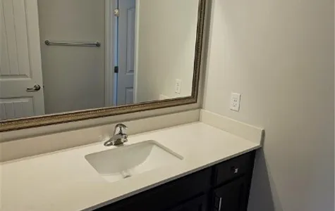 Quartz Vanity Top in 2nd Bathroom Upstairs