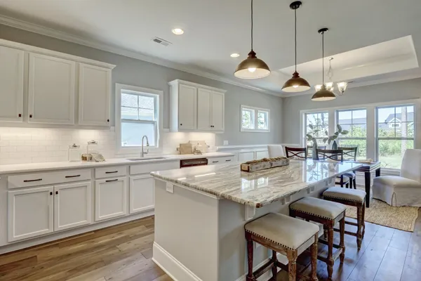 kitchen in a new home in hampstead nc by logan homes