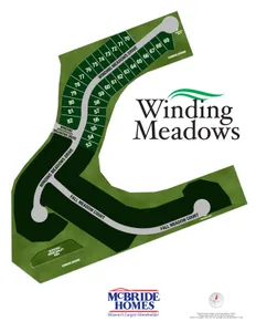 Plat Map for Winding Meadows
