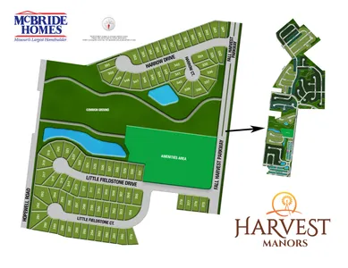 Plat Map for Harvest Manors