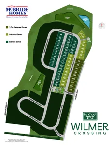 Plat Map for Wilmer Crossing Manors