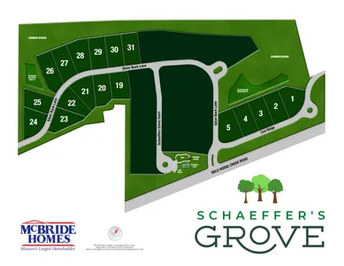 Plat Map for Schaeffer's Grove
