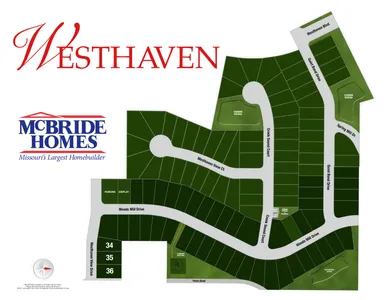 Plat Map for Westhaven