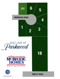 Plat Map for Enclave at Parkwood