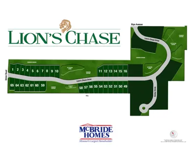 Plat Map for Lion's Chase