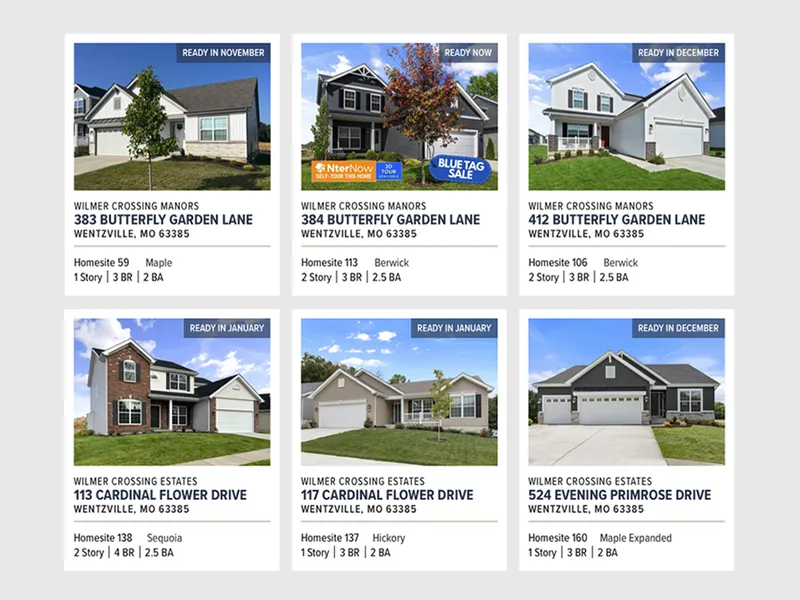 Wilmer Crossing Offers Quick Move Homes Across Three Villages
