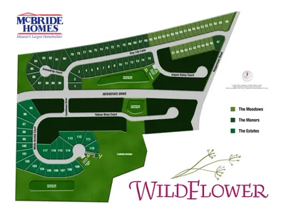 Plat Map for Wildflower Meadows