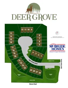 Plat Map for Deer Grove