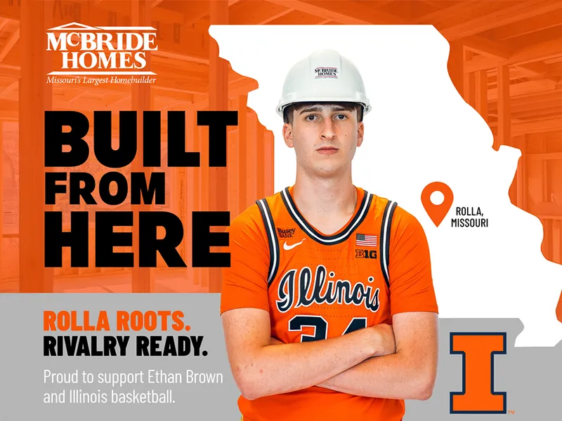 McBride Homes Announces First NIL Partnership with Illinois Basketball Player Ethan Brown
