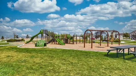 playground in the craftman village by mccall homes