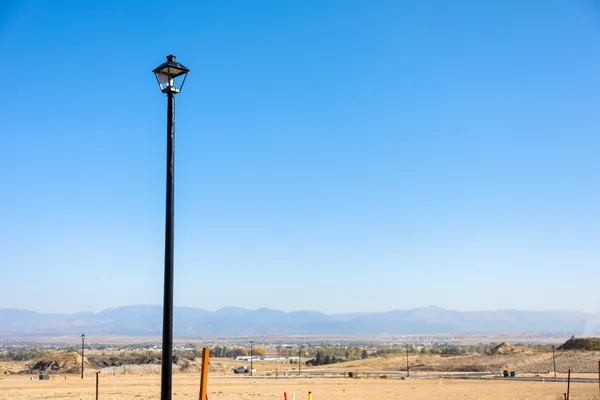light pole in the craftsman village community