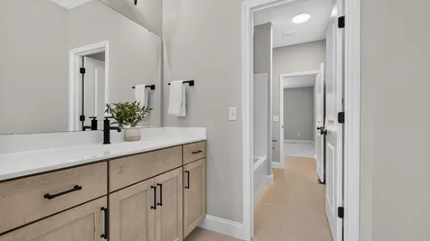 Bath with Dual Vanities