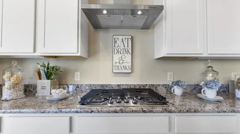 Optional Gas Cooktop with Hood