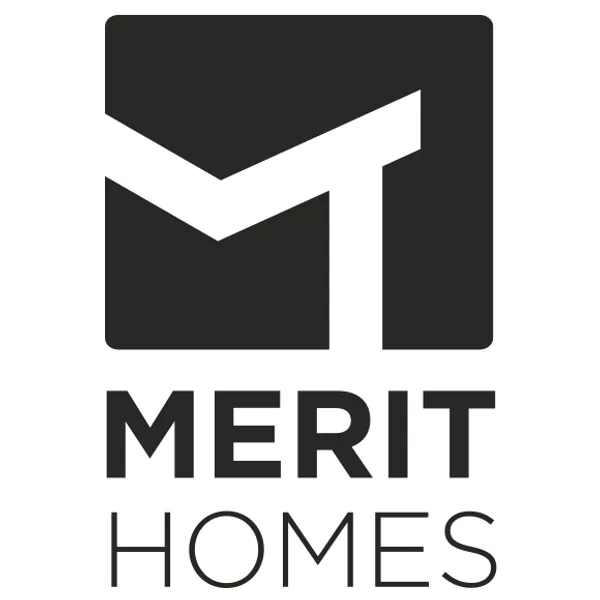 Merit Homes Main Stacked Logo for the Generic Contact Us Card