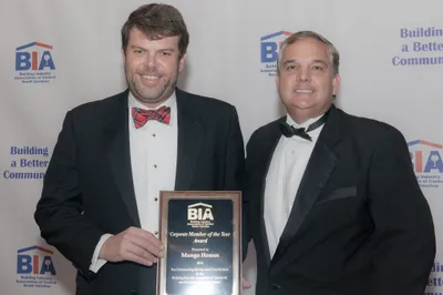 Building Industry Association of Central South Carolina 2016 award ceremony