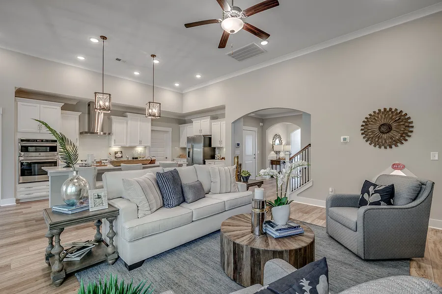 great room in a new home in murrells inlet sc by mungo homes