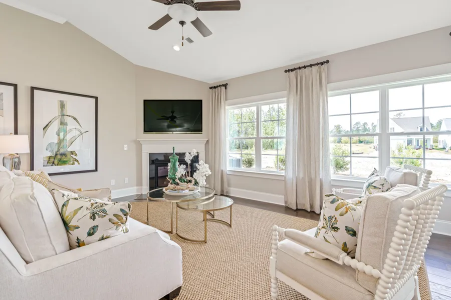 family room in a new home in murrells inlet sc by mungo homes