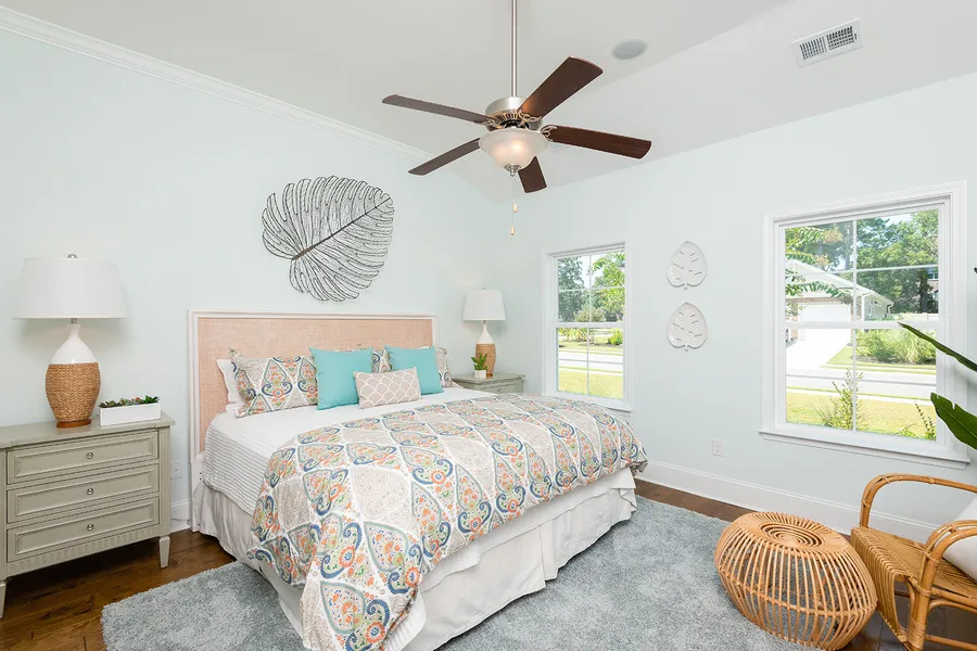 Primary bedroom in new construction home in columbia, sc by mungo homes