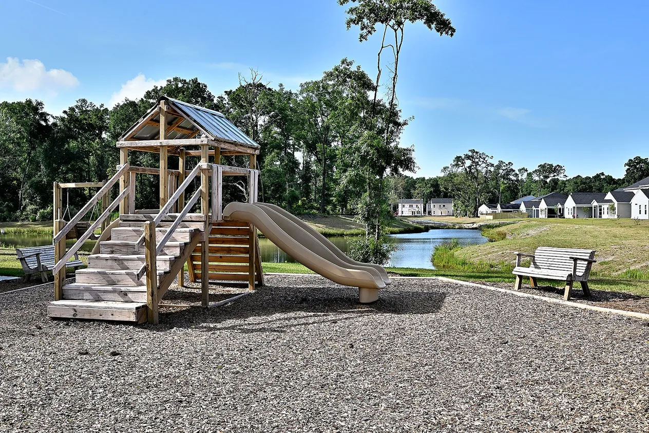 Playground Overlooking the Pond