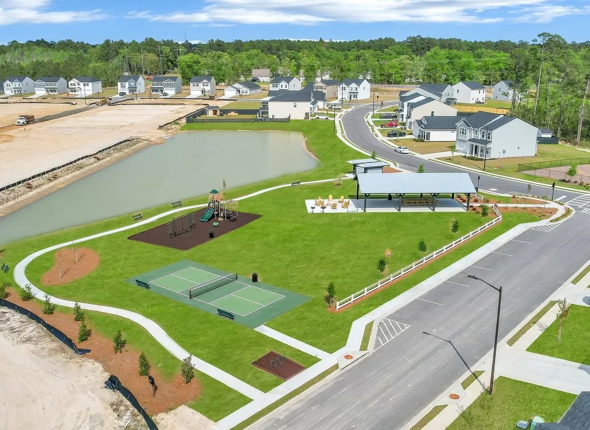 Amenity Area with Pickleball, Playground, Picnic Pavilion and Firepit