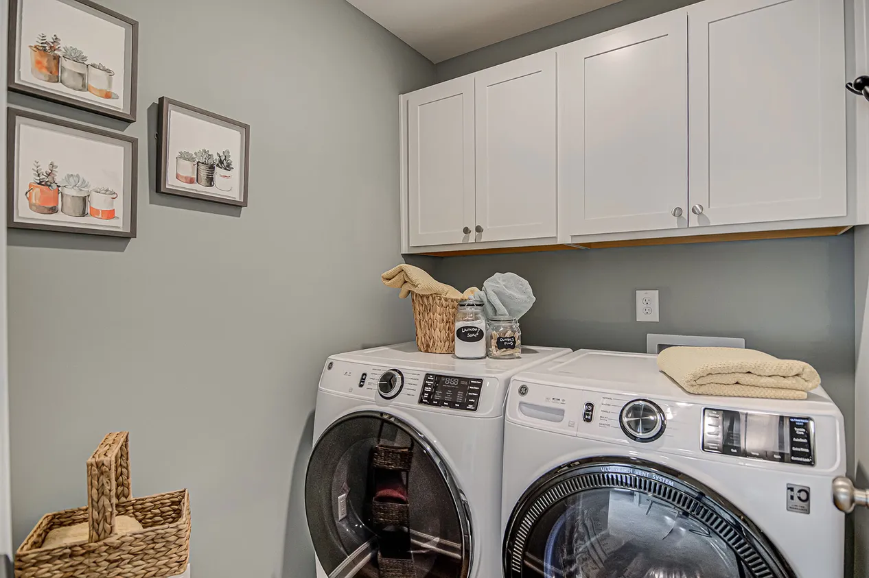 Meriwether | Laundry Room with Built-in Cabinets