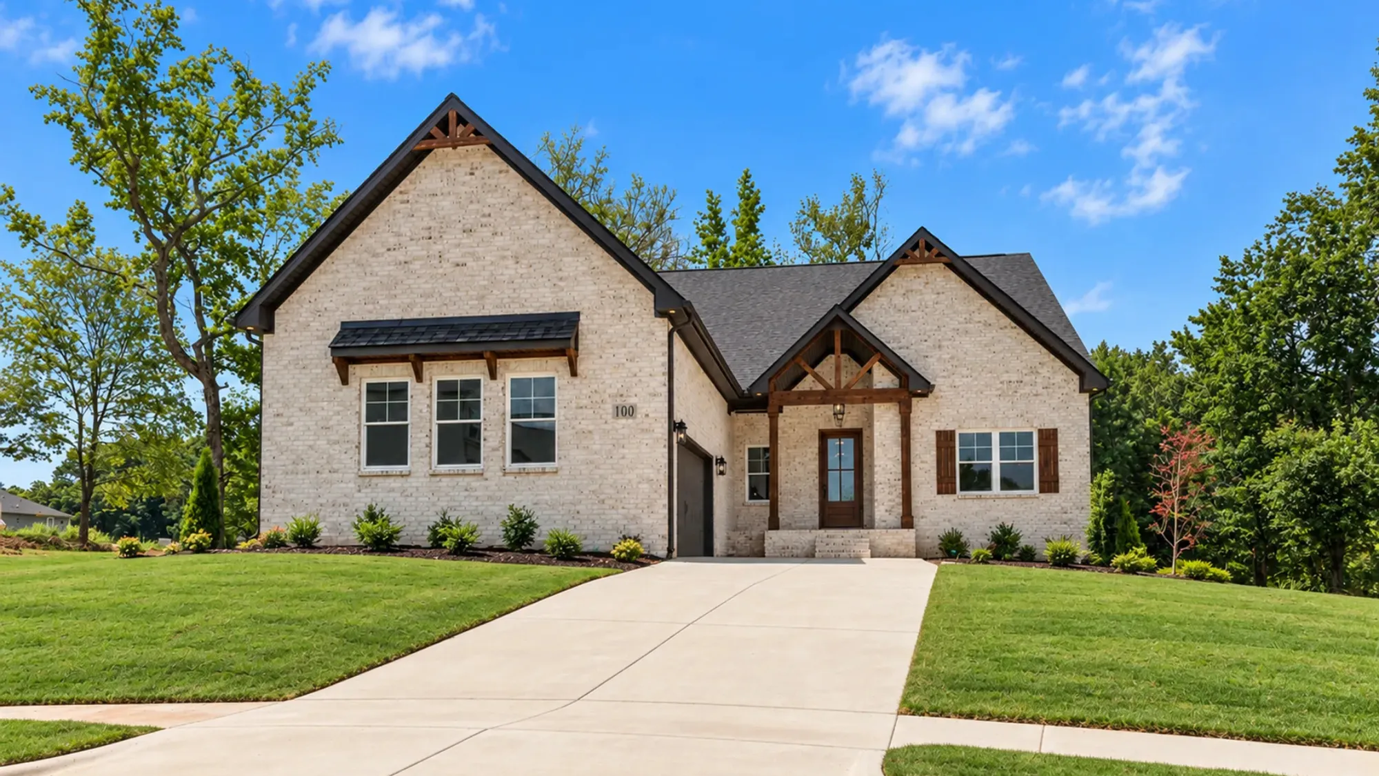 Exterior image of a home in Founder's Place, a new home community in Madison, AL by Murphy Homes.