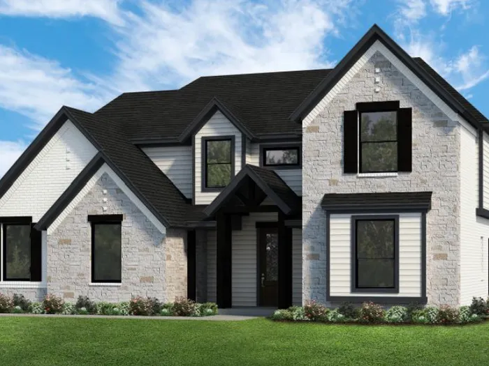 The Peyton floor plan elevation