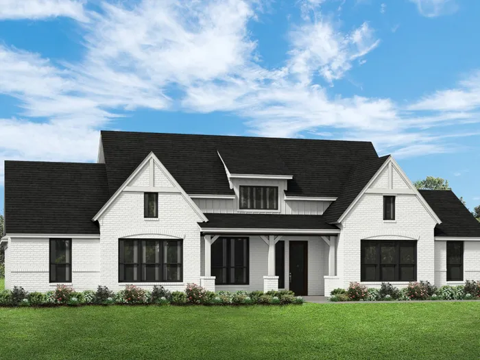 The Aubrey floor plan elevation