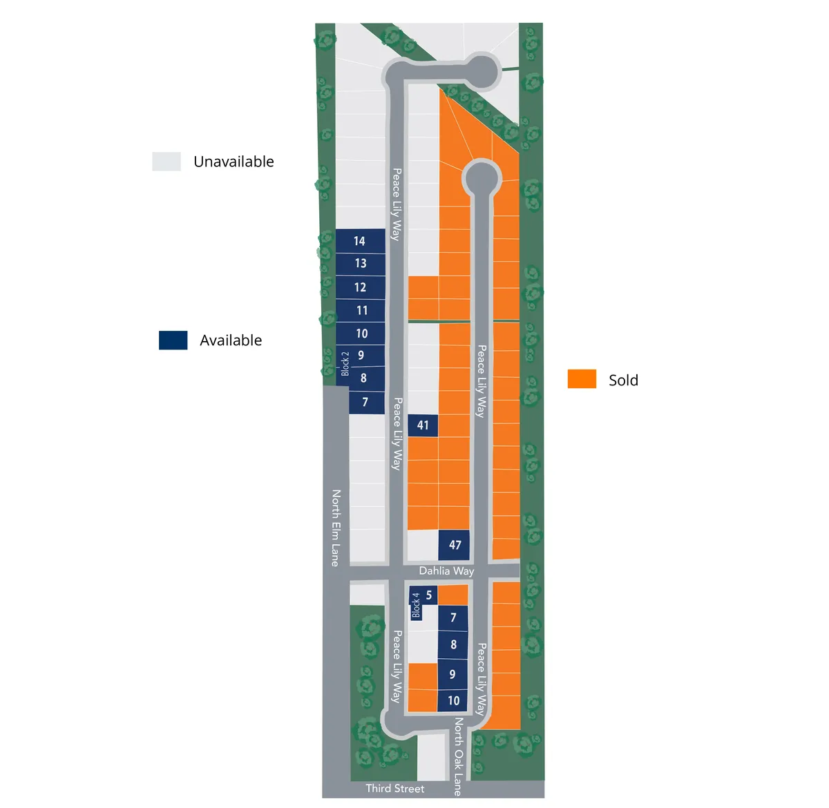 Tolar Oaks Site Map - 1