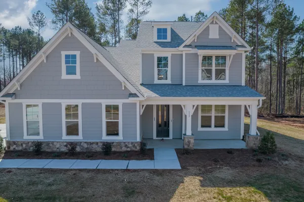 exterior of a new home in denver nc by enchanted homes